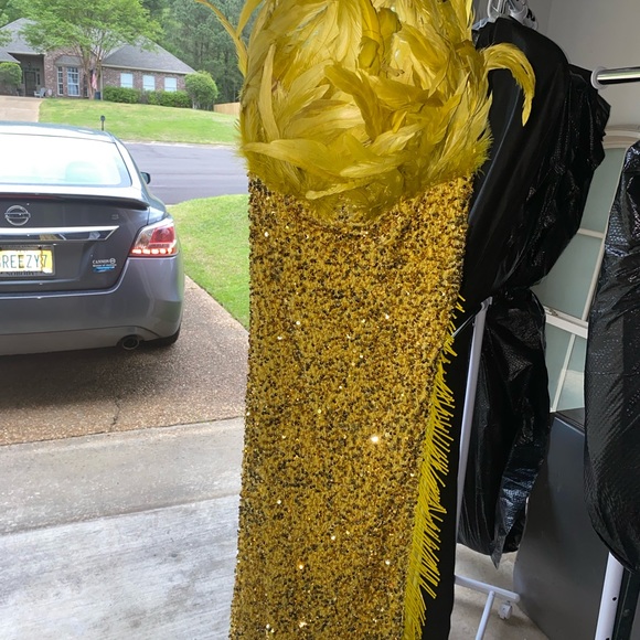 Fashion Nova Luxe Velvet Sequin Maxi Dress - Picture 7 of 15